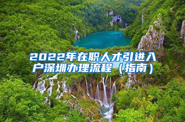2022年在职人才引进入户深圳办理流程（指南）