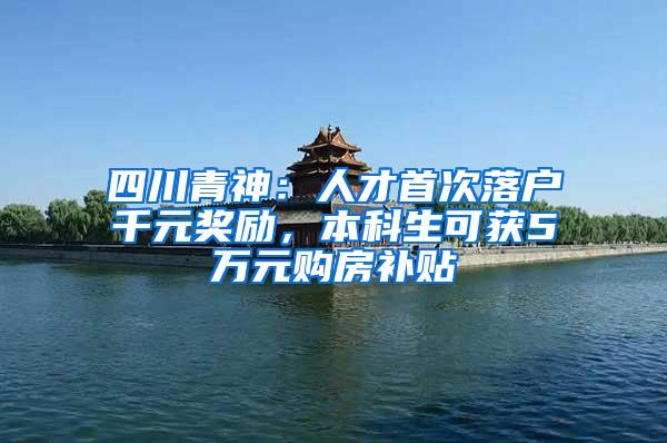 四川青神：人才首次落户千元奖励，本科生可获5万元购房补贴