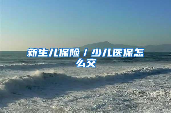 新生儿保险／少儿医保怎么交