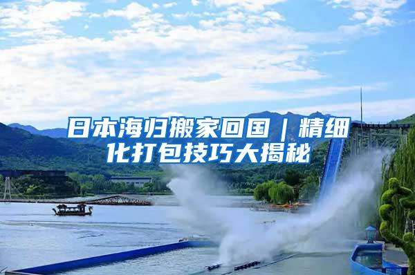 日本海归搬家回国|精细化打包技巧大揭秘
