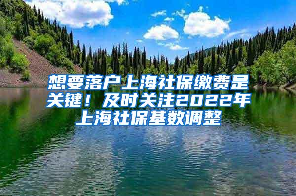 想要落户上海社保缴费是关键！及时关注2022年上海社保基数调整
