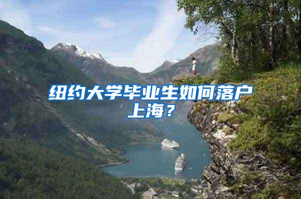 纽约大学毕业生如何落户上海？