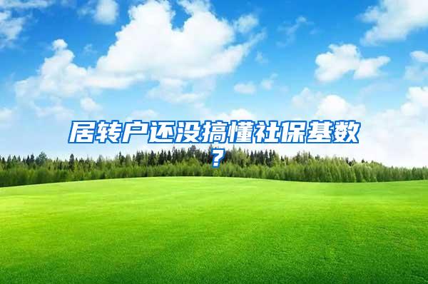 居转户还没搞懂社保基数?