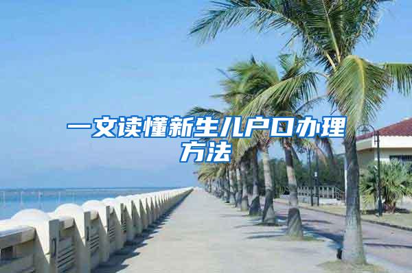 一文读懂新生儿户口办理方法