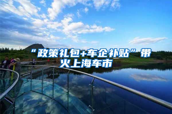 “政策礼包+车企补贴”带火上海车市