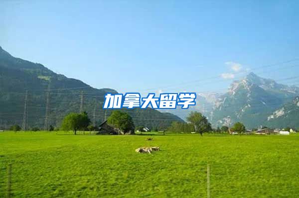 加拿大留学