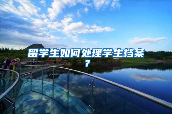 留学生如何处理学生档案？