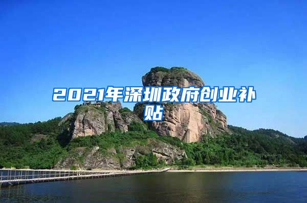 2021年深圳政府创业补贴