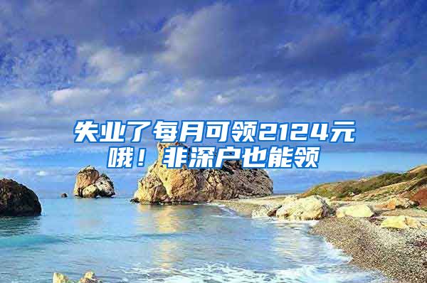 失业了每月可领2124元哦！非深户也能领