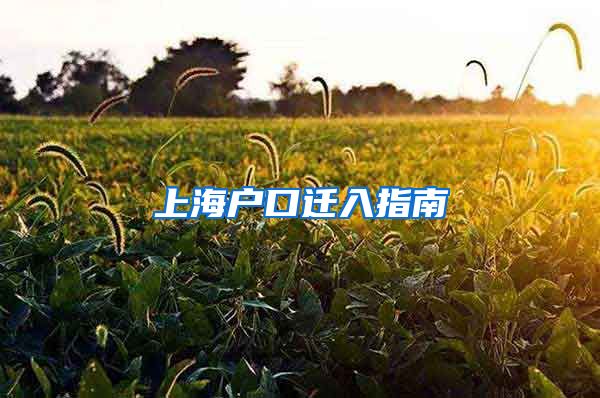 上海户口迁入指南