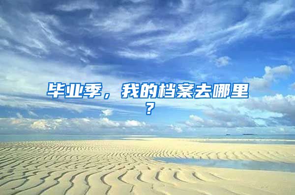 毕业季，我的档案去哪里？