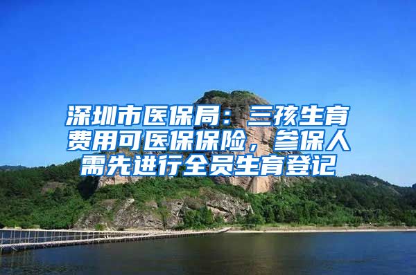 深圳市医保局:三孩生育费用可医保保险,参保人需先进行全员生育登记