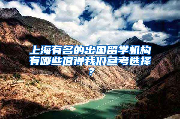 上海有名的出国留学机构有哪些值得我们参考选择？