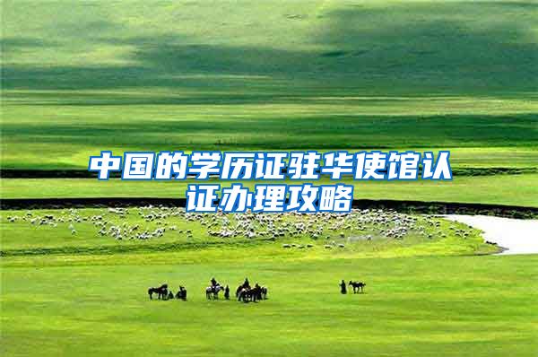 中国的学历证驻华使馆认证办理攻略
