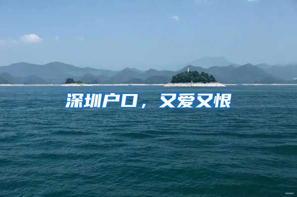 深圳户口，又爱又恨