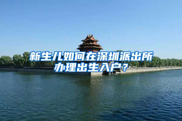 新生儿如何在深圳派出所办理出生入户?