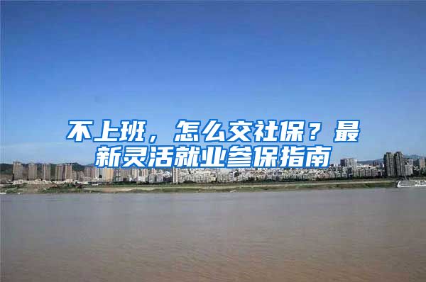 不上班,怎么交社保?最新灵活就业参保指南