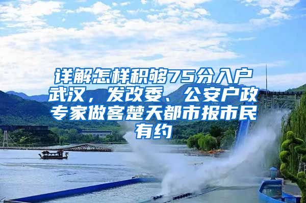 详解怎样积够75分入户武汉，发改委、公安户政专家做客楚天都市报市民有约
