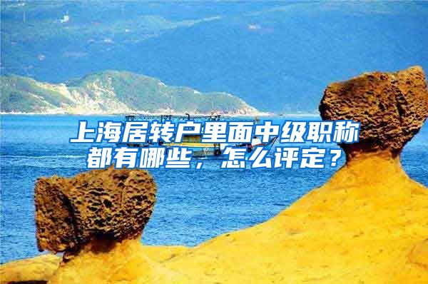上海居转户里面中级职称都有哪些，怎么评定？