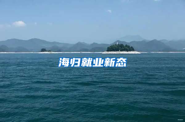 海归就业新态