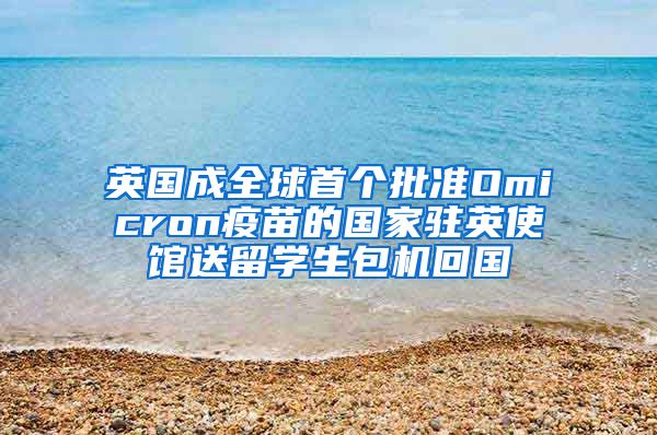 英国成全球首个批准Omicron疫苗的国家驻英使馆送留学生包机回国