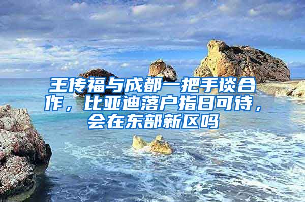 王传福与成都一把手谈合作，比亚迪落户指日可待，会在东部新区吗