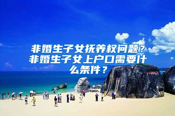 非婚生子女抚养权问题？非婚生子女上户口需要什么条件？
