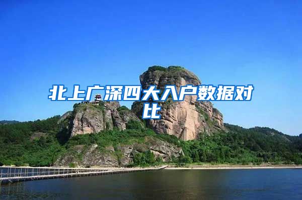 北上广深四大入户数据对比